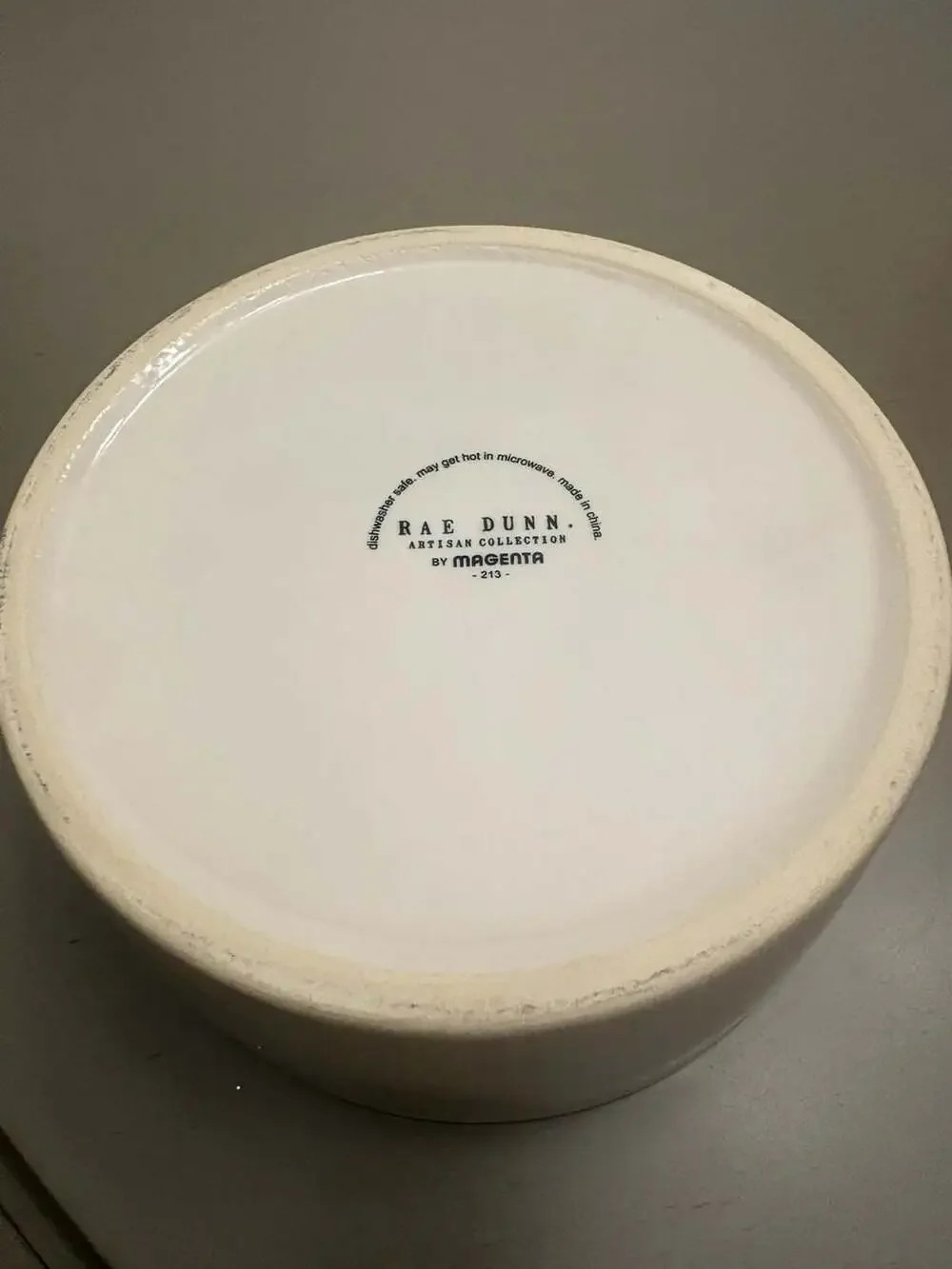 Rae Dunn Artisan Collection by Magenta FOODIE Ceramic Pet Bowl